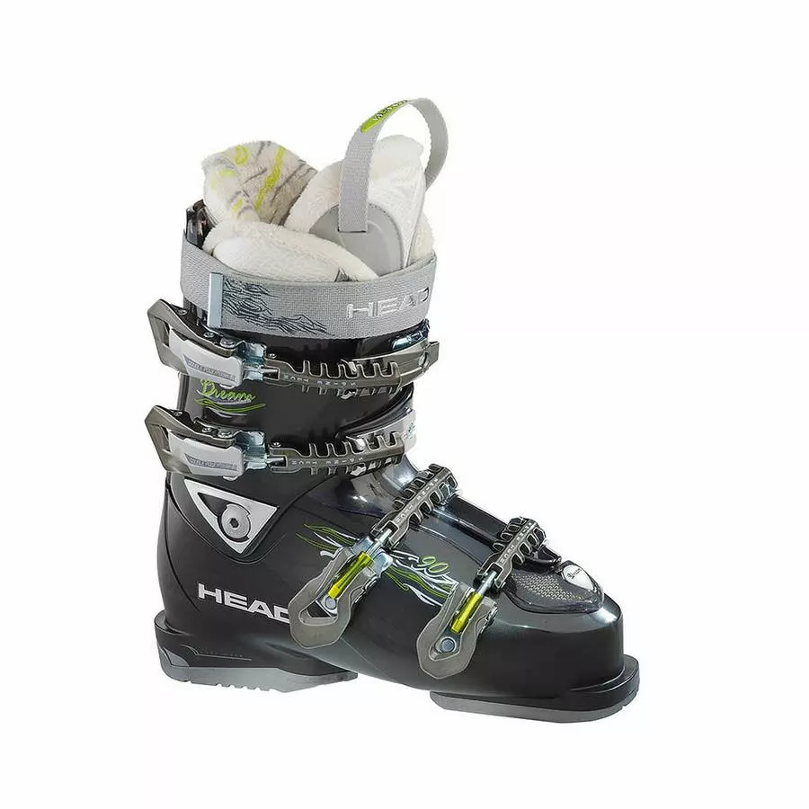 BOTTES DE SKI ALPIN HEAD DREAM 90 MYA HF ANTHRACITE POUR FEMME 3 BOTTES DE SKI ALPIN HEAD DREAM 90 MYA HF ANTHRACITE POUR FEMME