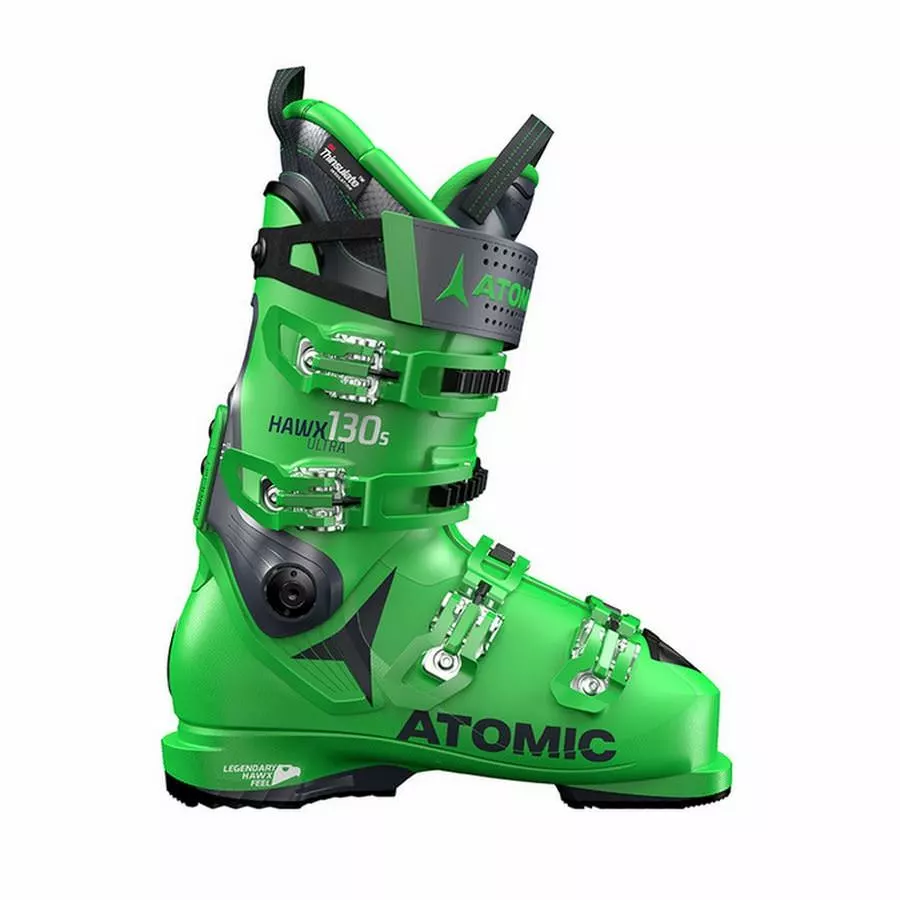 BOTTES DE SKI ALPIN ATOMIC HAWX ULTRA 130 S VERT/BLEU POUR HOMME 3 BOTTES DE SKI ALPIN ATOMIC HAWX ULTRA 130 S VERT/BLEU POUR HOMME