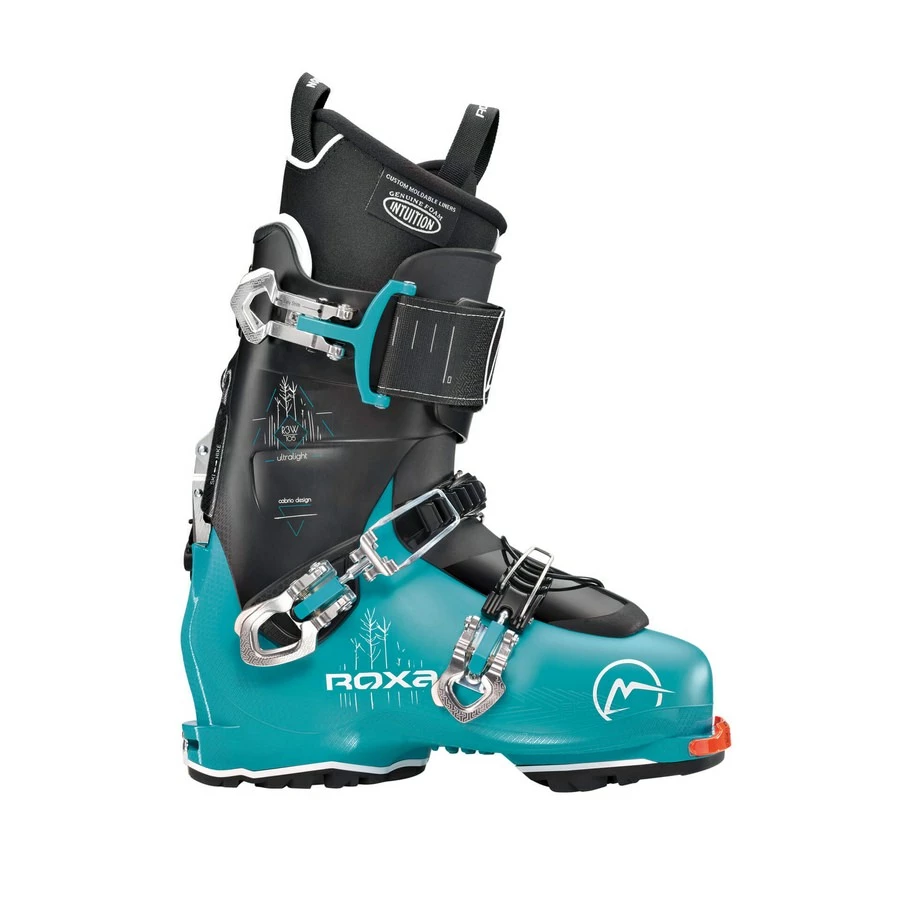 BOTTES DE SKI ALPIN ROXA R3 W 105 TI I.R. NOIR/TURQUOISE POUR FEMME 3 BOTTES DE SKI ALPIN ROXA R3 W 105 TI I.R. NOIR/TURQUOISE POUR FEMME