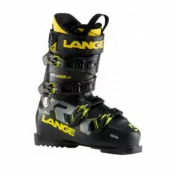 BOTTES DE SKI ALPIN LANGE RX 120 L.V. NOIR/JAUNE POUR HOMME