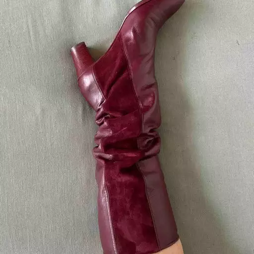 Bottes En Cuir Et Daim- 38 7 Bottes En Cuir Et Daim- 38 – Image 5