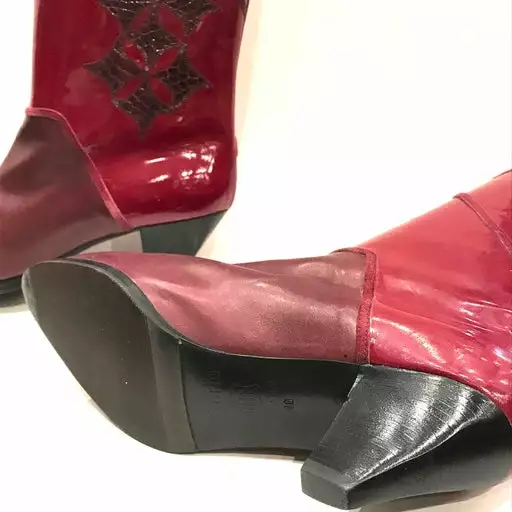 Bottes En Cuir 80's- 40 8 Bottes En Cuir 80's- 40 – Image 6