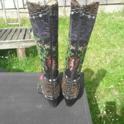 Bottes En Cuir Brodées- 37 -Des chaussures d'hiver Soldes Magasin 26351504 1425 4b7a a586 5bb1a4c66e1e