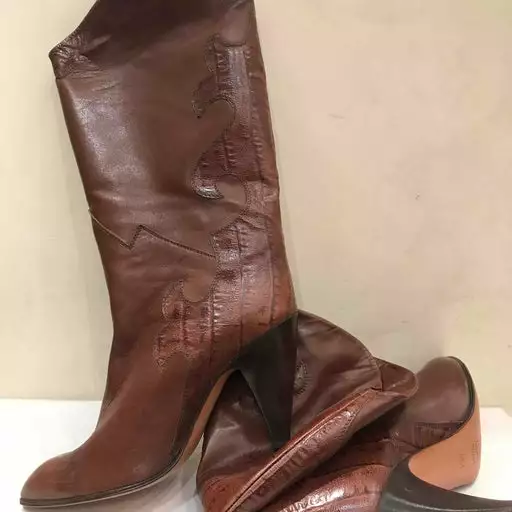 Bottes En Cuir- 40,5 4 Bottes En Cuir- 40,5 – Image 2