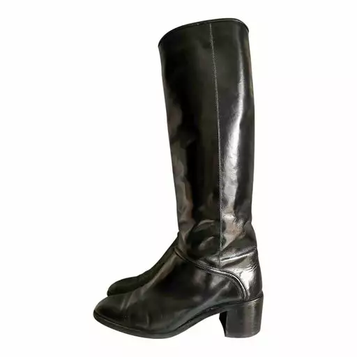 Bottes En Cuir- 38,5 / 39,5 3 Bottes En Cuir- 38,5 / 39,5