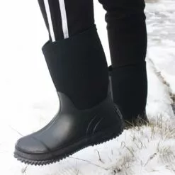 TENGTA Hommes Étanche De Pêche Chasse Bottes Durable Isolé En Caoutchouc Néoprène Pluie Bottes Femmes Hiver Neige Travail Chaussures -Des chaussures d'hiver Soldes Magasin 51GfO1SqzeL. AC UL1100