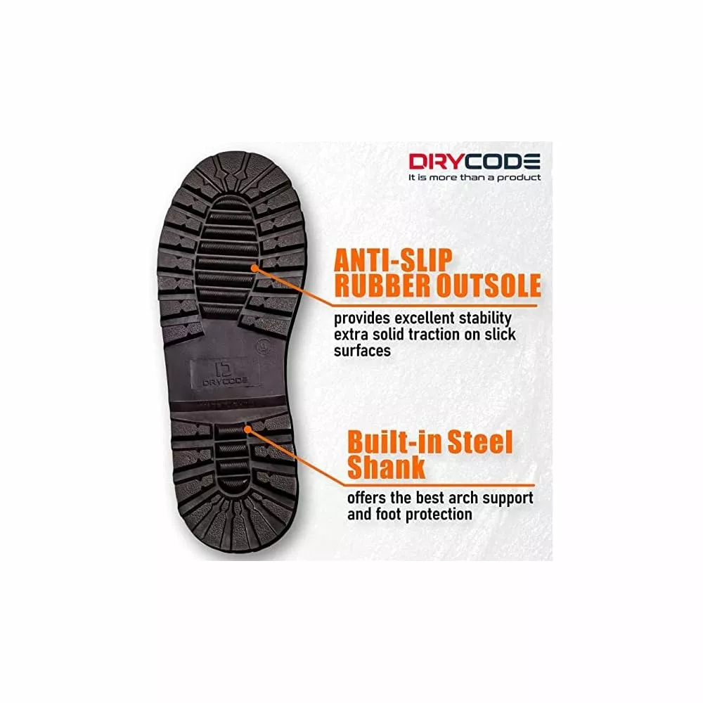 DRYCODE Bottes De Jardin Hommes, Étanche Chelsea Bottes De Travail, Anlke Bottes De Pluie En Caoutchouc Pour Chasse Pêche Travail Agriculture En Plein Air, Taille 7-14 (Camo) 7 DRYCODE Bottes De Jardin Hommes, Étanche Chelsea Bottes De Travail, Anlke Bottes De Pluie En Caoutchouc Pour Chasse Pêche Travail Agriculture En Plein Air, Taille 7-14 (Camo) – Image 5