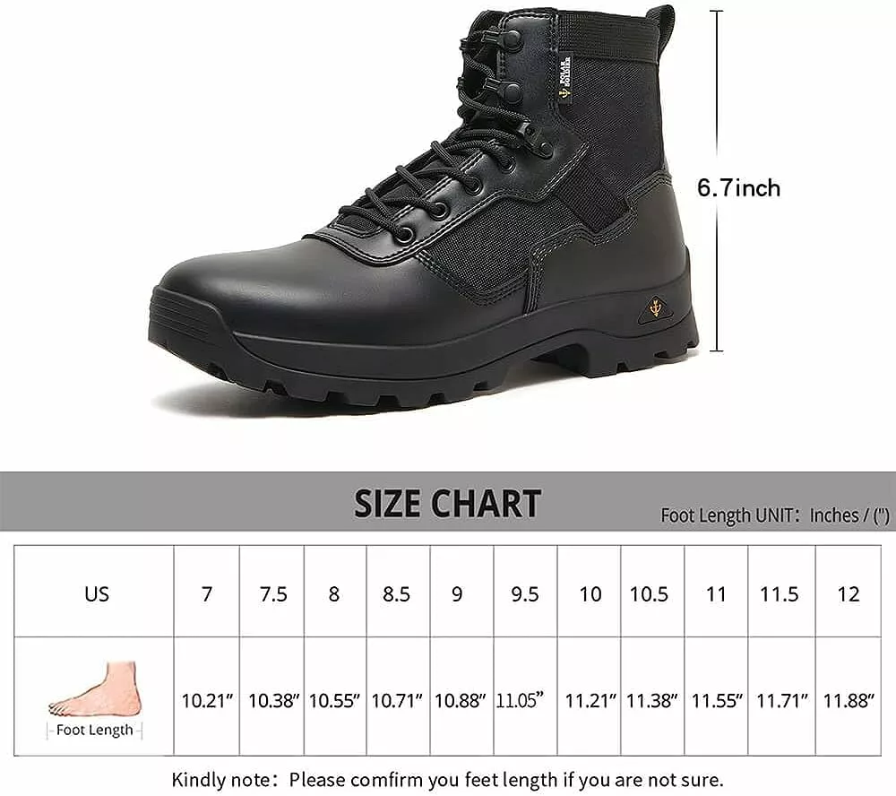 POLAR SOLDAT Bottes De Travail Tactiques Pour Hommes 6 Pouces / 8 Pouces Splashproof Durable Suede Randonnée Bottes D'extérieur Breathable Military Combat Desert Boots 4 POLAR SOLDAT Bottes De Travail Tactiques Pour Hommes 6 Pouces / 8 Pouces Splashproof Durable Suede Randonnée Bottes D'extérieur Breathable Military Combat Desert Boots – Image 2