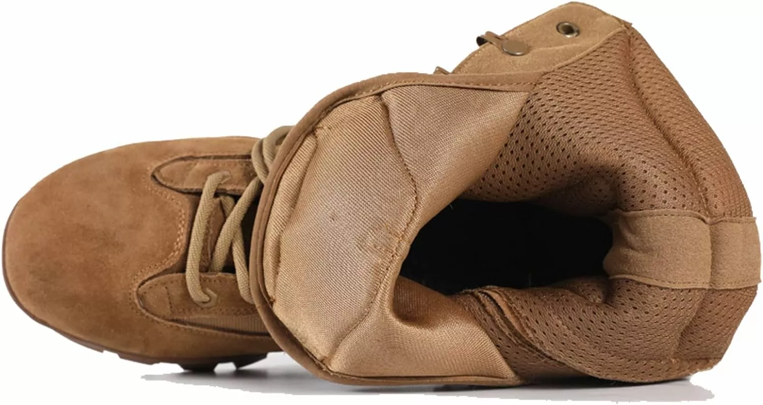 Bottes Tactiques Pour Hommes Zivopah Bottes De Chasse Bottes De Combat Légères Bottes De Travail En Cuir Durable Bottes De Travail Côté Fermeture à Glissière Bottes De Désert 6 Bottes Tactiques Pour Hommes Zivopah Bottes De Chasse Bottes De Combat Légères Bottes De Travail En Cuir Durable Bottes De Travail Côté Fermeture à Glissière Bottes De Désert – Image 4