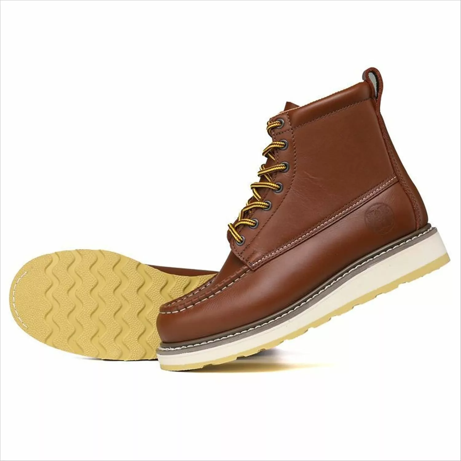 GENERIC Bottes De Travail Résistantes Aux Glissades / Huiles En Cuir à Bout Souple De 6 "pour Hommes, Marron, 84994 4 GENERIC Bottes De Travail Résistantes Aux Glissades / Huiles En Cuir à Bout Souple De 6 "pour Hommes, Marron, 84994 – Image 2