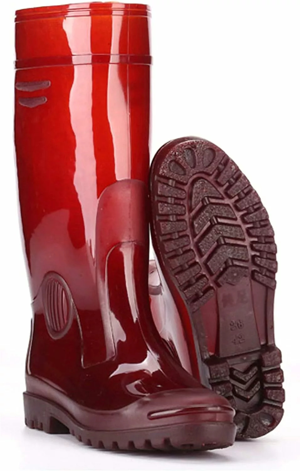 KAMPCO Hommes De Bottes De Pluie En Caoutchouc, Étanche Mi-Hauteur Boot De Travail, Durable Non Glissement Pluie Chaussures Pour Travail Agricole, Chasse Et Pêche 4 KAMPCO Hommes De Bottes De Pluie En Caoutchouc, Étanche Mi-Hauteur Boot De Travail, Durable Non Glissement Pluie Chaussures Pour Travail Agricole, Chasse Et Pêche – Image 2