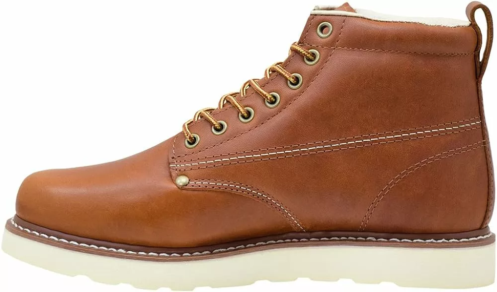 Golden Fox Bottes De Travail Hommes 6" Plain Toe Wedge Boot Pour Construction, Léger Confortable Semelle 10 Golden Fox Bottes De Travail Hommes 6" Plain Toe Wedge Boot Pour Construction, Léger Confortable Semelle – Image 8