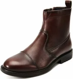 Robe Chelse En Cuir Pour Hommes Bottes Botte De Cheville Haute Et Moyenne Travail De Nuit Chaussures Quotidiennes Pour Hommes