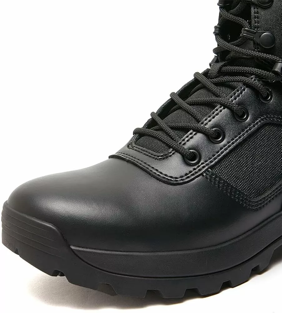 POLAR SOLDAT Bottes De Travail Tactiques Pour Hommes 6 Pouces / 8 Pouces Splashproof Durable Suede Randonnée Bottes D'extérieur Breathable Military Combat Desert Boots 6 POLAR SOLDAT Bottes De Travail Tactiques Pour Hommes 6 Pouces / 8 Pouces Splashproof Durable Suede Randonnée Bottes D'extérieur Breathable Military Combat Desert Boots – Image 4