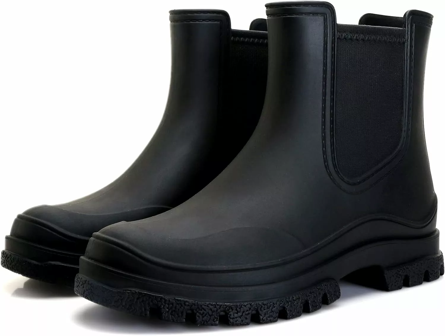 Bottes De Pluie Pour Femmes Hsttgsr, Bottines De Cheville Pour Adultes élastiques Confortables, Bottes De Chelsea à Talons Mi-fashion, Plate-forme étanche Non Glissante à Crampons 3 Bottes De Pluie Pour Femmes Hsttgsr, Bottines De Cheville Pour Adultes élastiques Confortables, Bottes De Chelsea à Talons Mi-fashion, Plate-forme étanche Non Glissante à Crampons