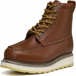 GENERIC Bottes De Travail Résistantes Aux Glissades / Huiles En Cuir à Bout Souple De 6 "pour Hommes, Marron, 84994