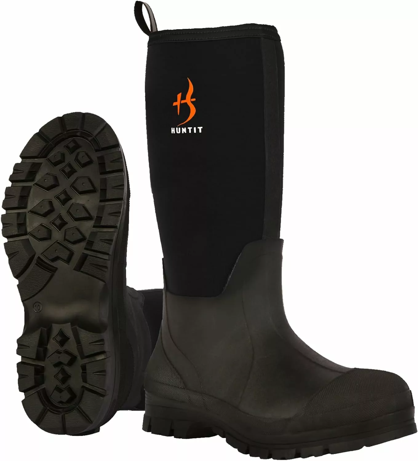 HUNTIT En Caoutchouc Bottes De Travail Pour Hommes Kevlar Midsole Acier Toe Multi-Saison Étanche En Caoutchouc Bottes 5mm Néoprène 400g Isolé Pluie Bottes Anti Glissement Boue Bottes 3 HUNTIT En Caoutchouc Bottes De Travail Pour Hommes Kevlar Midsole Acier Toe Multi-Saison Étanche En Caoutchouc Bottes 5mm Néoprène 400g Isolé Pluie Bottes Anti Glissement Boue Bottes