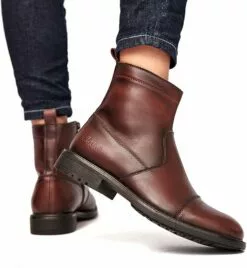 Robe Chelse En Cuir Pour Hommes Bottes Botte De Cheville Haute Et Moyenne Travail De Nuit Chaussures Quotidiennes Pour Hommes -Des chaussures d'hiver Soldes Magasin 61hVYBjB8oL. AC UL1001