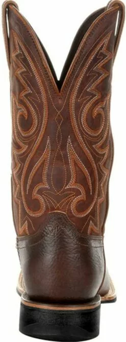 Bottes De Travail Pour Hommes Western Square Toe Cowboy Bottes Rétro Cuir Broderie Casual Chunky Talon Large Veau Pull On Bottes -Des chaussures d'hiver Soldes Magasin 61lu6WdLOsL. AC UL1500