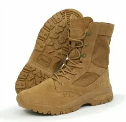 Bottes Militaires Pour Hommes HANAGAL Bottes Militaires Tactiques De Combat Militaire Léger Pour Hommes Bottes De Travail De Randonnée Dans La Jungle Taille 9 Coyote