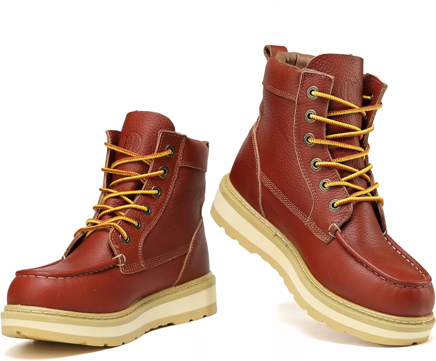 ROCK POSTER Bottes De Travail Pour Hommes, 6" Soft Toe Slip Resistant Puncture-proof EH Moc Toe Bottes De Travail Pour Hommes, 302, 8 7 ROCK POSTER Bottes De Travail Pour Hommes, 6" Soft Toe Slip Resistant Puncture-proof EH Moc Toe Bottes De Travail Pour Hommes, 302, 8 – Image 5