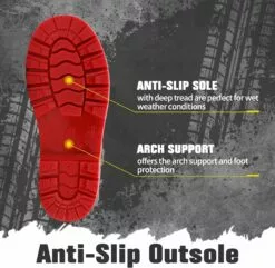 RIUETAR Bottes De Pluie Pour Hommes, Confort Étanche Bottes En Caoutchouc Hommes Durable Anti-Glissement Boue Jardin Bottes Pour Chasse Jardinage Agriculture Pêche, Large Veau Pluie Chaussures Travail En Plein Air Bottes -Des chaussures d'hiver Soldes Magasin 7137cLpOjKL. AC UL1500