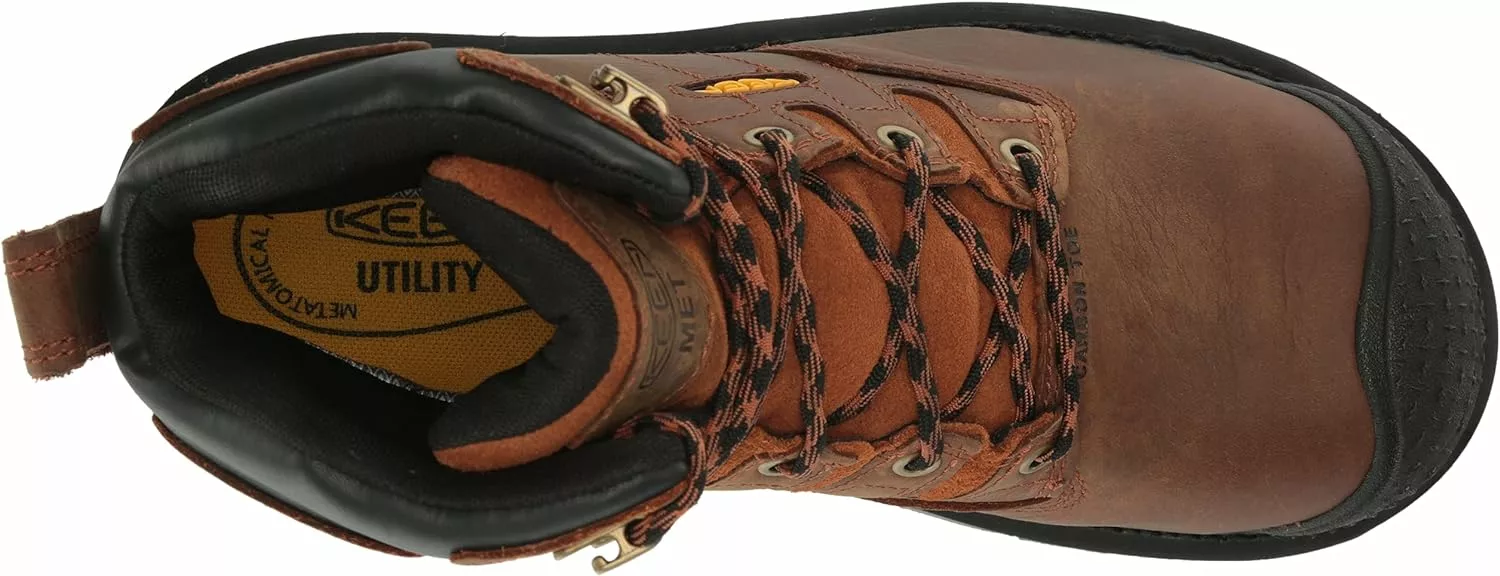 KEEN Utility Hommes Camden 6" Composite Toe Étanche Interne Metatarsal Garde Heavy Duty Bottes De Travail 7 KEEN Utility Hommes Camden 6" Composite Toe Étanche Interne Metatarsal Garde Heavy Duty Bottes De Travail – Image 5