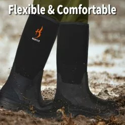 HUNTIT En Caoutchouc Bottes De Travail Pour Hommes Kevlar Midsole Acier Toe Multi-Saison Étanche En Caoutchouc Bottes 5mm Néoprène 400g Isolé Pluie Bottes Anti Glissement Boue Bottes 13 HUNTIT En Caoutchouc Bottes De Travail Pour Hommes Kevlar Midsole Acier Toe Multi-Saison Étanche En Caoutchouc Bottes 5mm Néoprène 400g Isolé Pluie Bottes Anti Glissement Boue Bottes -Des chaussures d'hiver Soldes Magasin 714lczngVgL. AC UL1500