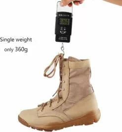 IDOSON 8 Botte Tactique Militaire Pour Hommes Bottes De Travail Respirantes Légères Bottes De Randonnée Extérieure Combat Jungle Desert Boots -Des chaussures d'hiver Soldes Magasin 715r1rNsX9L. AC UL1500