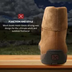 Bottes Moctées Pour Hommes Twisted X, Moc En Cuir 6 -Bottes Mocantes Et De Travail Pour Hommes Avec Bout De Sécurité En Alliage, Semelle Extérieure Antidérapante, Pédale De Lavable Et Semelle Intérieure Composite -Des chaussures d'hiver Soldes Magasin 7163aGVgsSL. AC UL1500