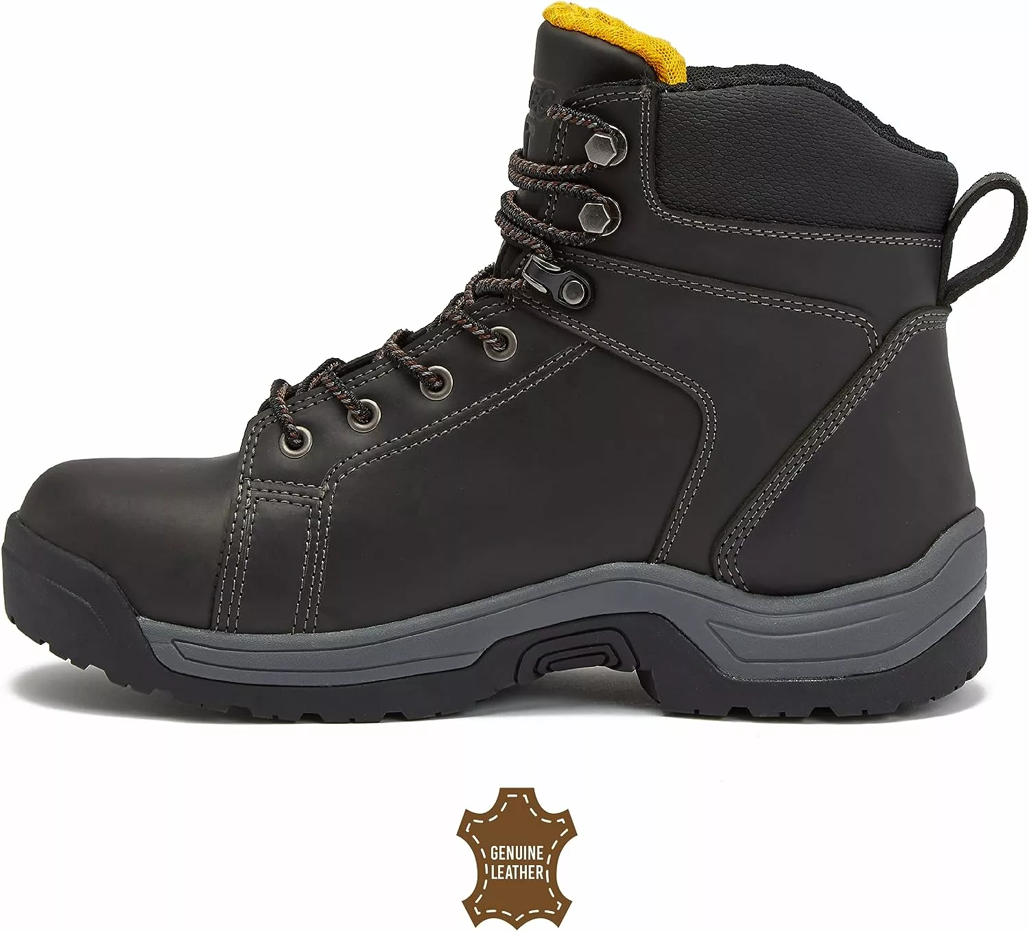 Bottes De Travail Imperméables En Cuir HI-TEC Pour Hommes, Bottes Pour Hommes Résistantes Aux Pointes De Construction à Bout Doux, 6 Pouces, Moyennes Ou Extra Larges ( Botas De Trabajo Para Hombre ) 5 Bottes De Travail Imperméables En Cuir HI-TEC Pour Hommes, Bottes Pour Hommes Résistantes Aux Pointes De Construction à Bout Doux, 6 Pouces, Moyennes Ou Extra Larges ( Botas De Trabajo Para Hombre ) – Image 3