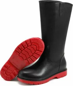 RIUETAR Bottes De Pluie Pour Hommes, Confort Étanche Bottes En Caoutchouc Hommes Durable Anti-Glissement Boue Jardin Bottes Pour Chasse Jardinage Agriculture Pêche, Large Veau Pluie Chaussures Travail En Plein Air Bottes