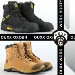 Bottes De Travail D'orteil En Acier OUXX Pour Hommes, Chaussures En Cuir De Caoutchouc Antidérapant PORON-XRD, Antidérapantes ( OX1624 ) 13 Bottes De Travail D'orteil En Acier OUXX Pour Hommes, Chaussures En Cuir De Caoutchouc Antidérapant PORON-XRD, Antidérapantes ( OX1624 ) -Des chaussures d'hiver Soldes Magasin 71Djk21509L. AC UL1500