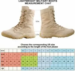 Bottes Militaires Pour Hommes HANAGAL Bottes Militaires Tactiques De Combat Militaire Léger Pour Hommes Bottes De Travail De Randonnée Dans La Jungle Taille 9 Coyote -Des chaussures d'hiver Soldes Magasin 71EeRPZ4WlL. AC SL1500