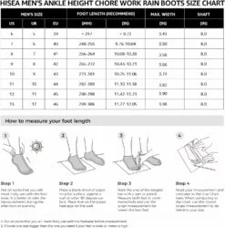 HISEA Excursion Pro Bottes De Pluie Pour Hommes, Hauteur De Cheville En Caoutchouc Néoprène Bottes De Chasse Étanche Isolé En Plein Air Bottes De Travail Pour La Chasse Jardinage Agriculture Randonnée Camping Et Mud Working -Des chaussures d'hiver Soldes Magasin 71FwQ1HO1ZL. AC UL1500