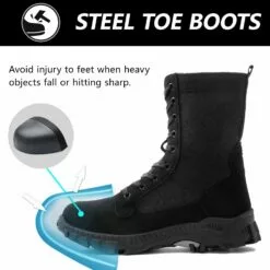 SUADEX Steel Toe Bottes Pour Hommes Femmes Bottes De Sécurité De Travail Indestructible Composite Toe Chaussures Isolé Slip Résistant 7.5 & #34 9 SUADEX Steel Toe Bottes Pour Hommes Femmes Bottes De Sécurité De Travail Indestructible Composite Toe Chaussures Isolé Slip Résistant 7.5 & #34 -Des chaussures d'hiver Soldes Magasin 71IaNZ9ZpkL. AC UL1500