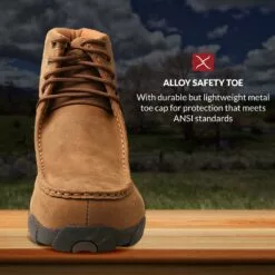 Bottes Moctées Pour Hommes Twisted X, Moc En Cuir 6 -Bottes Mocantes Et De Travail Pour Hommes Avec Bout De Sécurité En Alliage, Semelle Extérieure Antidérapante, Pédale De Lavable Et Semelle Intérieure Composite -Des chaussures d'hiver Soldes Magasin 71JVBCLE0aL. AC UL1500