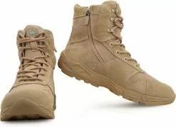 Bottes Tactiques QUNLON Pour Hommes Bottes Militaires Légères 8 Pouces Bottes De Combat Pour Hommes Fermeture éclair Latérale Bottes De Jungle De L'armée Bottes De Travail Bottes De Moto D'extérieur -Des chaussures d'hiver Soldes Magasin 71N7oUoPeFL. AC UL1500