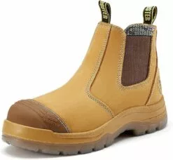 Bottes De Travail ROCKROOSTER Gammon Pour Hommes, 6 & # 34; Bottes Chelsea En Acier, Bottes De Sécurité Pour Blé, Anti-fatigue, Cuir Nubuck, Non Slip, Respirant, Confort, AK222