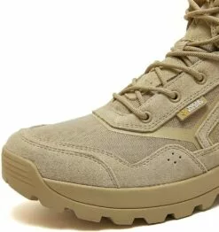 POLAR SOLDAT Bottes De Randonnée Militaire Pour Hommes Bottes De Travail Légères Bottes Tactiques En Daim Durable Bottes De Combat D'extérieur -Des chaussures d'hiver Soldes Magasin 71U6pHe9rrL. AC UL1000