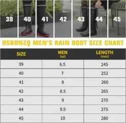 HSBDNZQ Bottes De Pluie Pour Hommes Étanche Hommes Genou Haute Bottes En Caoutchouc Avec PVC, Confort Léger Travail Boue Bottes, Durable Slip Jardin Bottes Pour Le Jardinage Pêche 15 HSBDNZQ Bottes De Pluie Pour Hommes Étanche Hommes Genou Haute Bottes En Caoutchouc Avec PVC, Confort Léger Travail Boue Bottes, Durable Slip Jardin Bottes Pour Le Jardinage Pêche -Des chaussures d'hiver Soldes Magasin 71UW256D6eL. AC UL1500