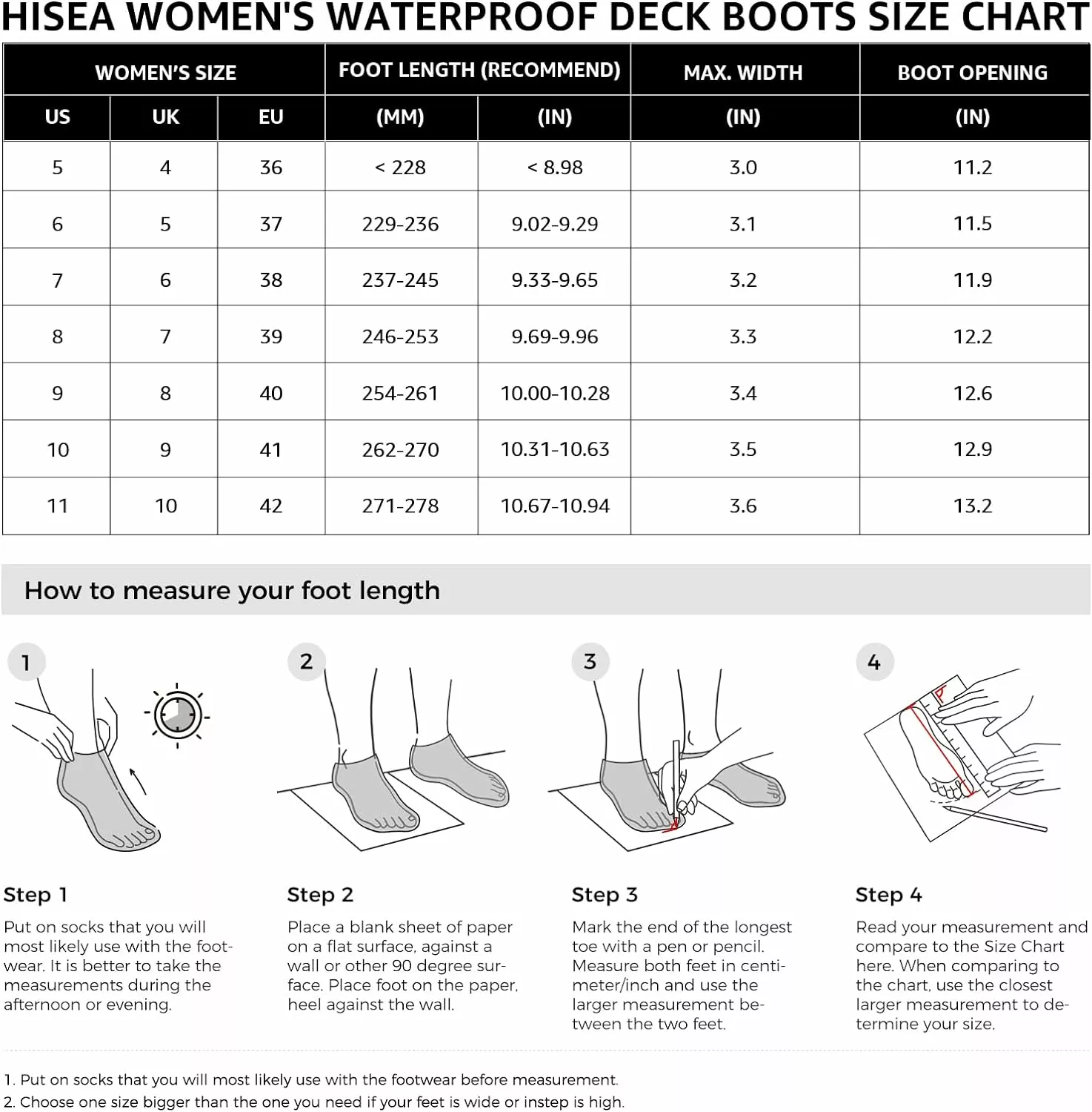 HISEA Femmes Cheville Pluie Bottes, En Caoutchouc De Pêche Deck Bottes, Bottes De Jardin Pour Femmes Étanche 4 HISEA Femmes Cheville Pluie Bottes, En Caoutchouc De Pêche Deck Bottes, Bottes De Jardin Pour Femmes Étanche – Image 2