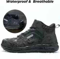 Bottes De Travail Larges FitVille Pour Hommes Chaussures De Sécurité De Travail Composites Bottes De Travail Résistantes Aux Billes Imperméables Léger - SteelCore 12 Bottes De Travail Larges FitVille Pour Hommes Chaussures De Sécurité De Travail Composites Bottes De Travail Résistantes Aux Billes Imperméables Léger - SteelCore -Des chaussures d'hiver Soldes Magasin 71Vccdib0L. AC UL1500