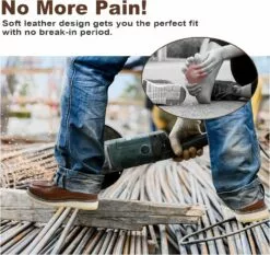 GENERIC Bottes De Travail Résistantes Aux Glissades / Huiles En Cuir à Bout Souple De 6 "pour Hommes, Marron, 84994 14 GENERIC Bottes De Travail Résistantes Aux Glissades / Huiles En Cuir à Bout Souple De 6 "pour Hommes, Marron, 84994 -Des chaussures d'hiver Soldes Magasin 71aXVlzErKL. AC UL1500