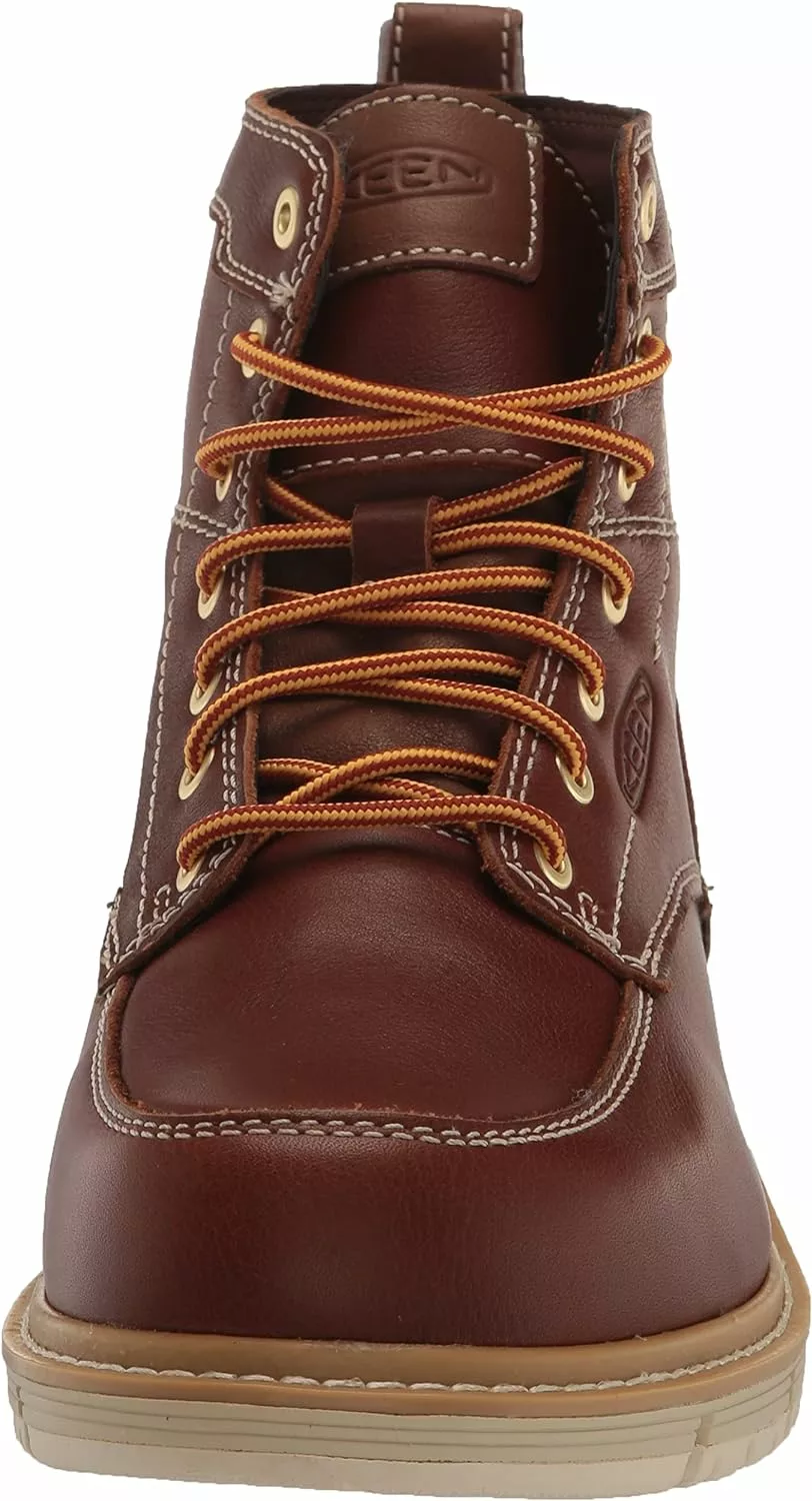 KEEN Utility Hommes San Jose 6" Doux Orteil Étanche Wedge Bottes De Travail, Écaille Shell/Etoile Blanc, 4 KEEN Utility Hommes San Jose 6" Doux Orteil Étanche Wedge Bottes De Travail, Écaille Shell/Etoile Blanc, – Image 2