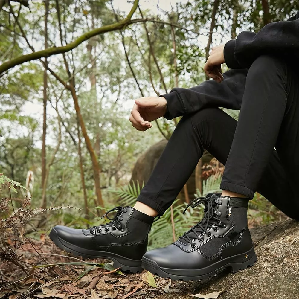 POLAR SOLDAT Bottes De Travail Tactiques Pour Hommes 6 Pouces / 8 Pouces Splashproof Durable Suede Randonnée Bottes D'extérieur Breathable Military Combat Desert Boots 5 POLAR SOLDAT Bottes De Travail Tactiques Pour Hommes 6 Pouces / 8 Pouces Splashproof Durable Suede Randonnée Bottes D'extérieur Breathable Military Combat Desert Boots – Image 3
