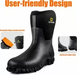 DRYCODE Bottes En Caoutchouc Pour Femmes, 5mm Néoprène Mid Calf Bottes De Pluie Avec Acier Shank, Waterproof Isolé Bottes De Chasse,Bottes De Travail Mud,Noir,Taille 5- 12 DRYCODE Bottes En Caoutchouc Pour Femmes, 5mm Néoprène Mid Calf Bottes De Pluie Avec Acier Shank, Waterproof Isolé Bottes De Chasse,Bottes De Travail Mud,Noir,Taille 5- -Des chaussures d'hiver Soldes Magasin 71hCavc8qxL. AC UL1500
