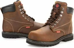 SUREWAY Hommes Heavy Duty Doux/Acier Toe Bottes De Travail,Goodyear Welted,Durable Confortable Proved, Bottes Pour Hommes Travail Construction, Glissement/Huile/Eau/Résistant Au Sol Plein Grain En Cuir Bottes De Travail Industrielles Chaussures De Sécurité Avec Acier Shank -Des chaussures d'hiver Soldes Magasin 71hxCYPEdBL. AC UL1500