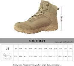 FREE SOLDIER Bottes De Randonnée Imperméables Pour Hommes Bottes De Travail Légères Bottes De Travail Durables Militaires Tactiques Bottes De Combat(Waterproof Tan 10.5 US) 16 FREE SOLDIER Bottes De Randonnée Imperméables Pour Hommes Bottes De Travail Légères Bottes De Travail Durables Militaires Tactiques Bottes De Combat(Waterproof Tan 10.5 US) -Des chaussures d'hiver Soldes Magasin 71pAjhcAc0L. AC SL1500