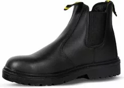 Bottes De Travail SHAMTCH Pour Hommes Bottes De Sécurité à Enfiler Résistantes Aux Toboggans étanches En Acier